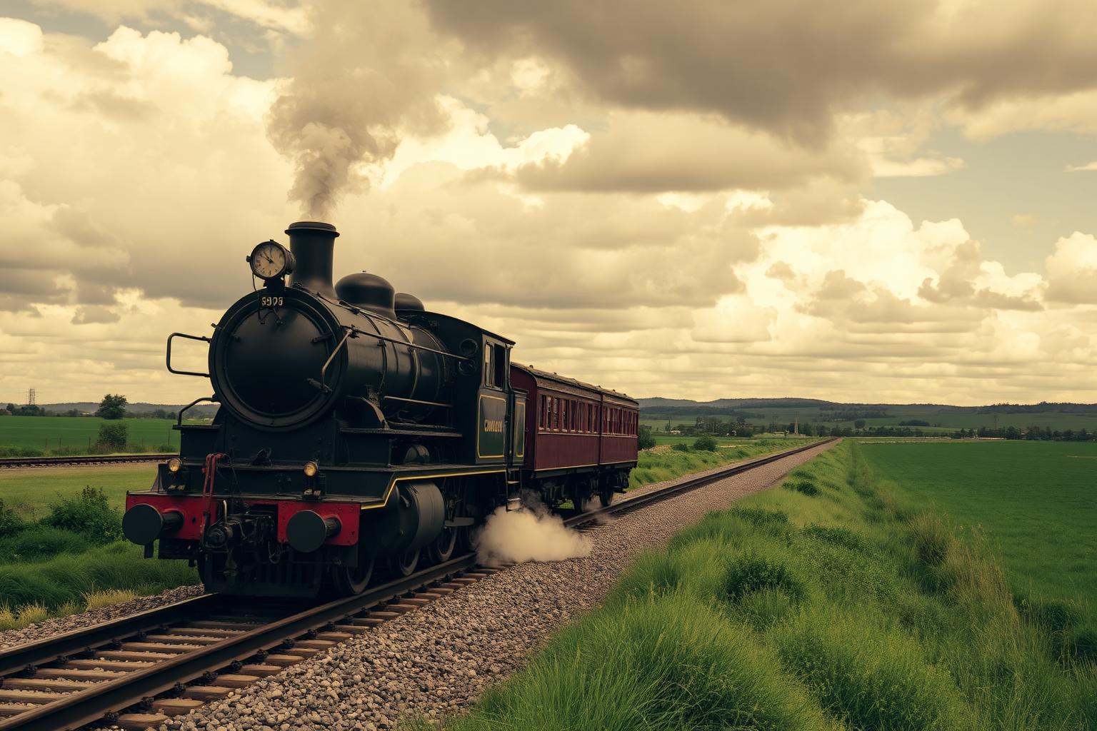 Historic Australian steam locomotive